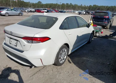2020 Toyota Corolla Le z USA, uszkodzony, nr VIN JTDEPRAE4LJ057655